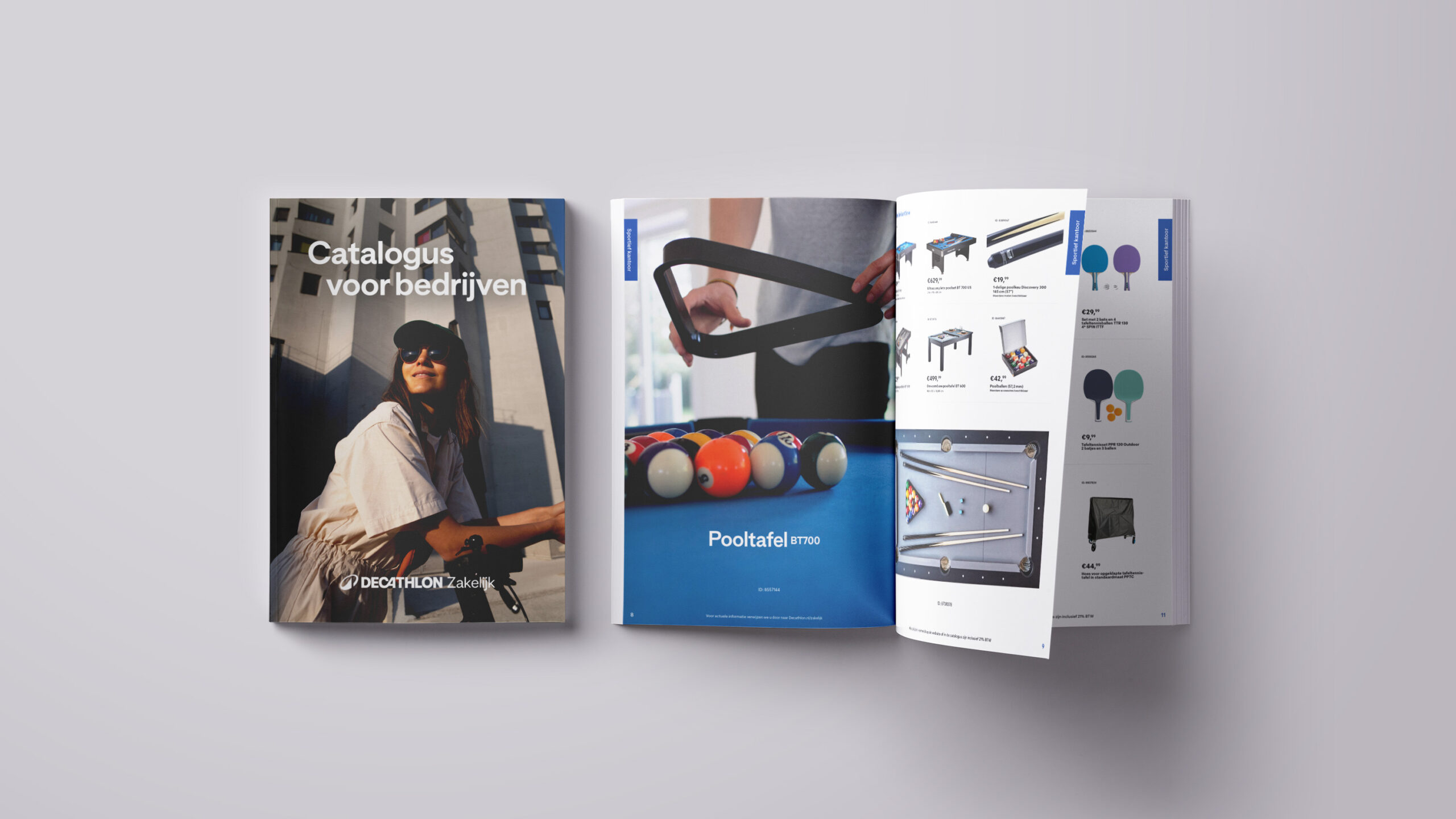 Decathlon Catalogus voor Bedrijven – Mockup 1