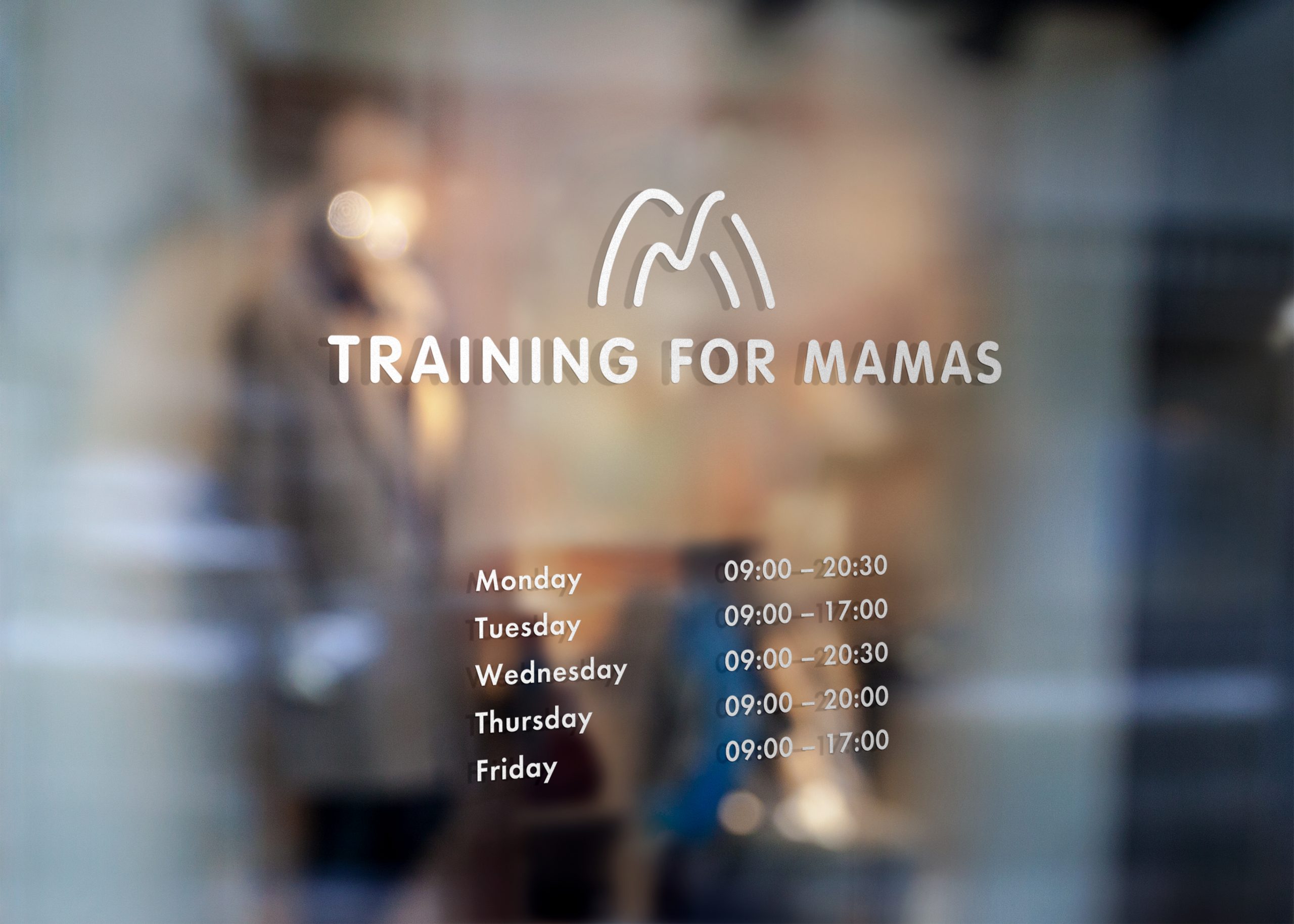 Training-for-Mamas-Logo-On-Window